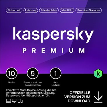 Kaspersky Premium 10 user 1jr. RETAIL