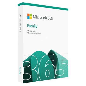 Office 365 FAMILY 32/64bits MAC/PC/TABLET 1jr. 6u ESD online 6GQ-01587