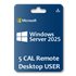 CAL 5 Remote Desktop 2025 server USER ESD online