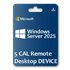 CAL 5 Remote Desktop 2025 server DEVICE ESD online