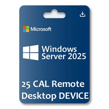 CAL 25 Remote Desktop 2025 server DEVICE ESD online